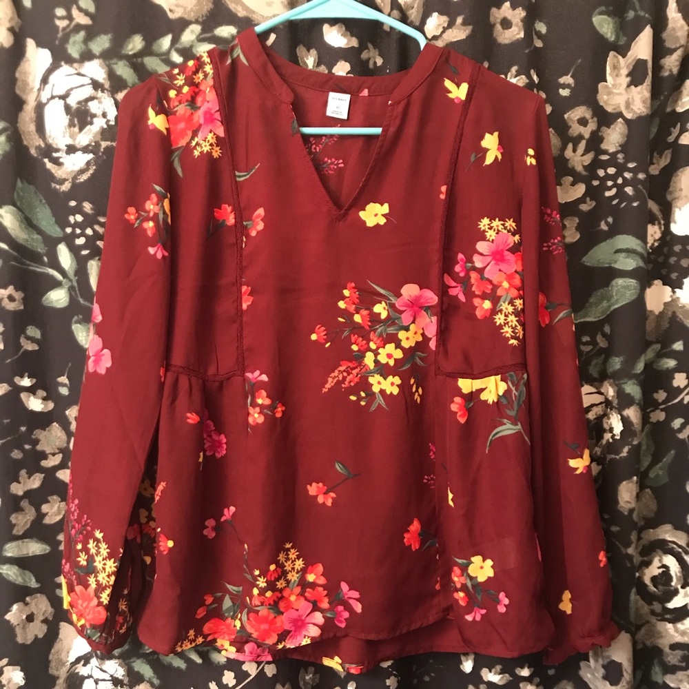 Old Navy Peplum Blouse NWOT